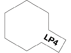 Краска лаковая Flat White (белая матовая), Tamiya LP-4