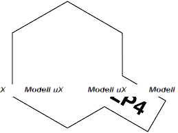 Краска лаковая Flat White (белая матовая), Tamiya LP-4