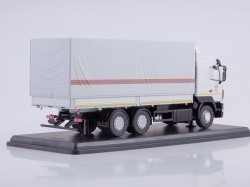 МАЗ-6312 бортовой с тентом МЧC, SSM1216, SSM 1:43