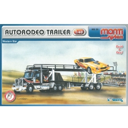Сборная модель Western Star Autorodeo Trailer MS 39, 0107-39, Monti System 1:48