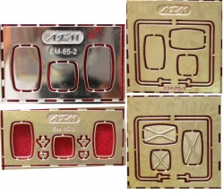 Фототравление Набор зеркал для МАЗ-64226, EM-085