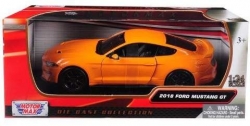 Ford Mustang GT 2018 orange, MotorMax 1:24