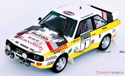 Audi Sport Quattro - Scottish Rally 1985 - Michèle Mouton / Fabrizia Pons, Trofeu 1:43