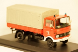 Mercedes Benz LP 608 Feuerwehr Pritsche/Plane, Schuco 1:43