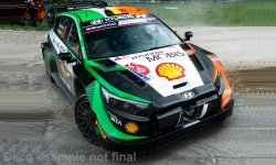 Hyundai i20 N #11 WRC1 Rally Croatia, T.Neuville/M.Wydaeghe 2023, RMC160A.22, IXO 1:18