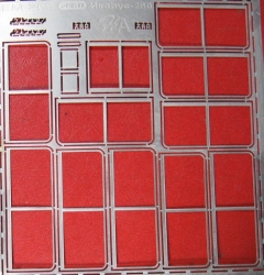 Фототравление Рамки форточек Икарус-260 (Modimio), EM-266, 1:43