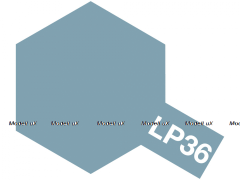 Краска нитро матовая Dark ghost gray (темно-серая призрачная), Tamiya LP-36