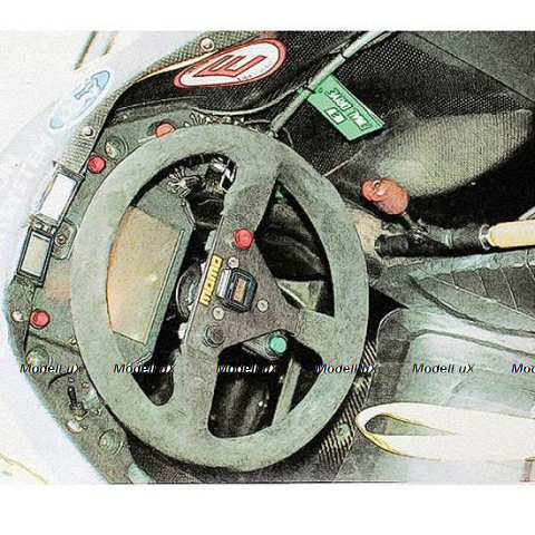 Steering Wheel Benetton B192 Michael Schumacher 1st Win Belgian GP 1992, 251920019, Minichamps 1:2