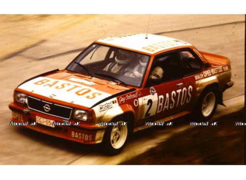 Opel Ascona B 400, No.2, Opel-Bastos Dealer Team, Bastos, Rallye WM, Lotto Haspengouwrally, 1982 G.Colsoul/A.Lopes, SUN5375, SunStar 1:18