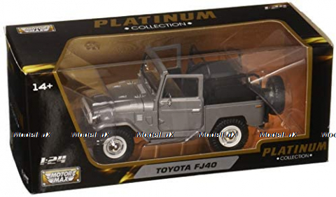 Toyota FJ40 Land Cruiser silver, 79330, MotorMax 1:24