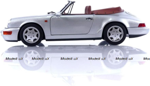 Porsche 964 (964) Carrera II Cabriolet 1990, silver, 187330, Norev 1:18  