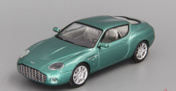 Aston Martin DB7 Zagato 2002, green, Суперкары, лучшие Автомобили Мира #43, Deagostini 1:43