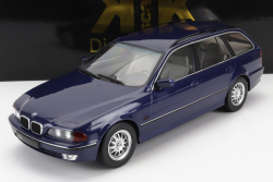 BMW 5 series 530d E39 Touring  SW Station  Wagon, 1997, blue metallic, KKDC181081, KK-Scale 1:18