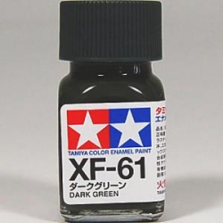 Краска матовая эмалевая (Dark green), Tamiya XF-61