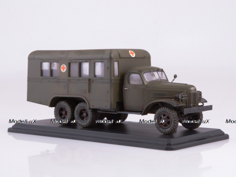 Зил-151 Передвижная станция заготовки крови ПСЗК (со следами эксплуатации), 0049MP, ModelPro 1:43