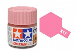 Акриловая краска глянцевая Pink ( розовый), X-17, 81517 Tamiya 