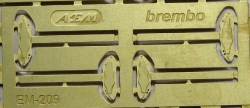 Фототравление Тормозные суппорта Brembo, EM-209