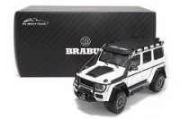 MERCEDES G 500 BRABUS 550 ADVENTURE 4x4² WHITE, Almost Real 1:18