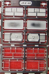 Фототравление Набор оптики ВАЗ 2107, EM-222