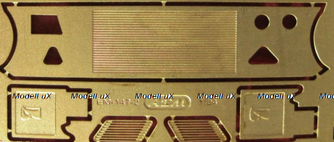 Фототравление Имитация радиатора, брызговики, дефлекторы для ВАЗ-2101 и 21011, EM-147-2, 1:24