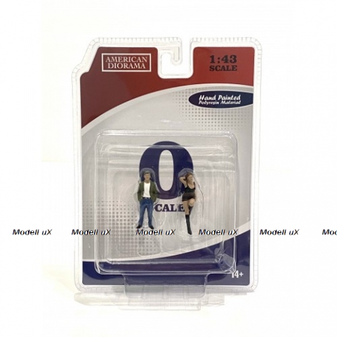 Набор фигурок 70-х №1, AD38351, American Diorama 1:43 