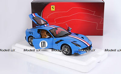FERRARI F12 TDF - 2015 - BLUE, BBR182108, BBR 1:18