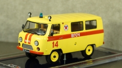 Уаз-452В ВГСЧ, металл, TruckTyr 1:43