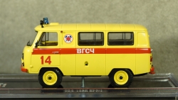 Уаз-452В ВГСЧ, металл, TruckTyr 1:43
