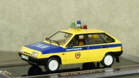 Ваз-2109 Милиция ГАИ эскорт, металл, TruckTyr 1:43