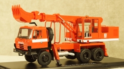 Экскаватор-планировщик UDS-114A (на шасси Tatra-815) пожарный, SSM1421, SSM 1:43