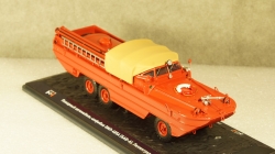 Зил-485А (БАВ-А) Пожарный автомобиль-амфибия. Ленинград, 70-е годы, TruckTyr 1:43
