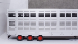 Mercedes LPS 1632 Livestock transporter 1970 green/white/silver, IXO TTR008 1:43