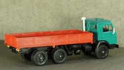 Камаз 5320, бортовой, зелено-красный, Арек 1:43