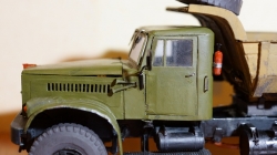 Краз 256 самосвал из картона, Modellux 1:25