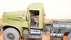 Краз 256 самосвал из картона, Modellux 1:25