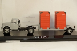 ГАЗ 51П + Т-213 полуприцеп (серый), Dip 905101 