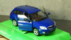 Skoda Fabia Combi II, WEL22519BLUE, Welly 1:24 