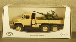 Зил-131 с зенитной установкой, бежевый, TruckTyr 1:43