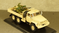 Зил-131 с зенитной установкой, бежевый, TruckTyr 1:43