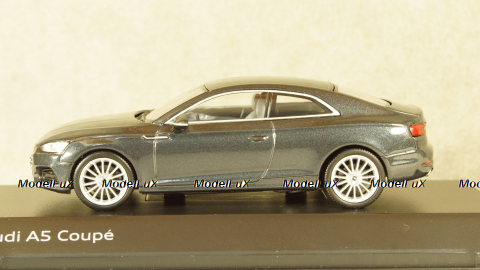Audi A5 Coupe 2016 dark grey, Spark 1:43
