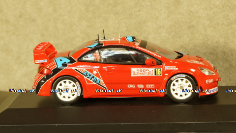 Peugeot 307 WRC No.16, Rally Monte Carlo Gardemeister/Honkanen 2006, IXO, RAM211 1:43