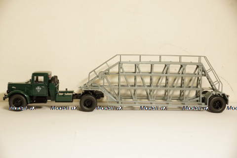 МАЗ 200В с полуприцепом НАМИ-790, SSM7020, SSM 1:43