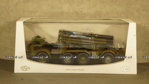 ЗИЛ-135ЛМ Ураган на шасси 9П140 РСЗО 9К57, SSM5005, SSM 1:43