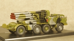 ЗИЛ-135ЛМ Ураган на шасси 9П140 РСЗО 9К57, SSM5005, SSM 1:43