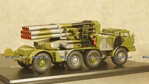 ЗИЛ-135ЛМ Ураган на шасси 9П140 РСЗО 9К57, SSM5005, SSM 1:43