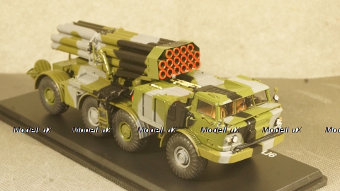 ЗИЛ-135ЛМ Ураган на шасси 9П140 РСЗО 9К57, SSM5005, SSM 1:43