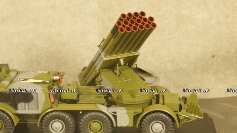 ЗИЛ-135ЛМ Ураган на шасси 9П140 РСЗО 9К57, SSM5005, SSM 1:43