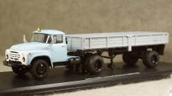 Зил 130В1 с п/п ОДАЗ-885 голубой/серый, SSM7001