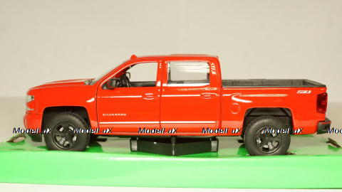 Chevrolet Silverado red, Welly 1:24