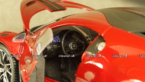 Bugatti Divo red/carbon 2019, 18-11045, Burago 1:18